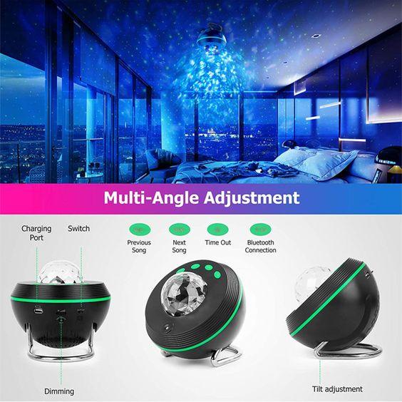 Galaxy Ocean Light Projector