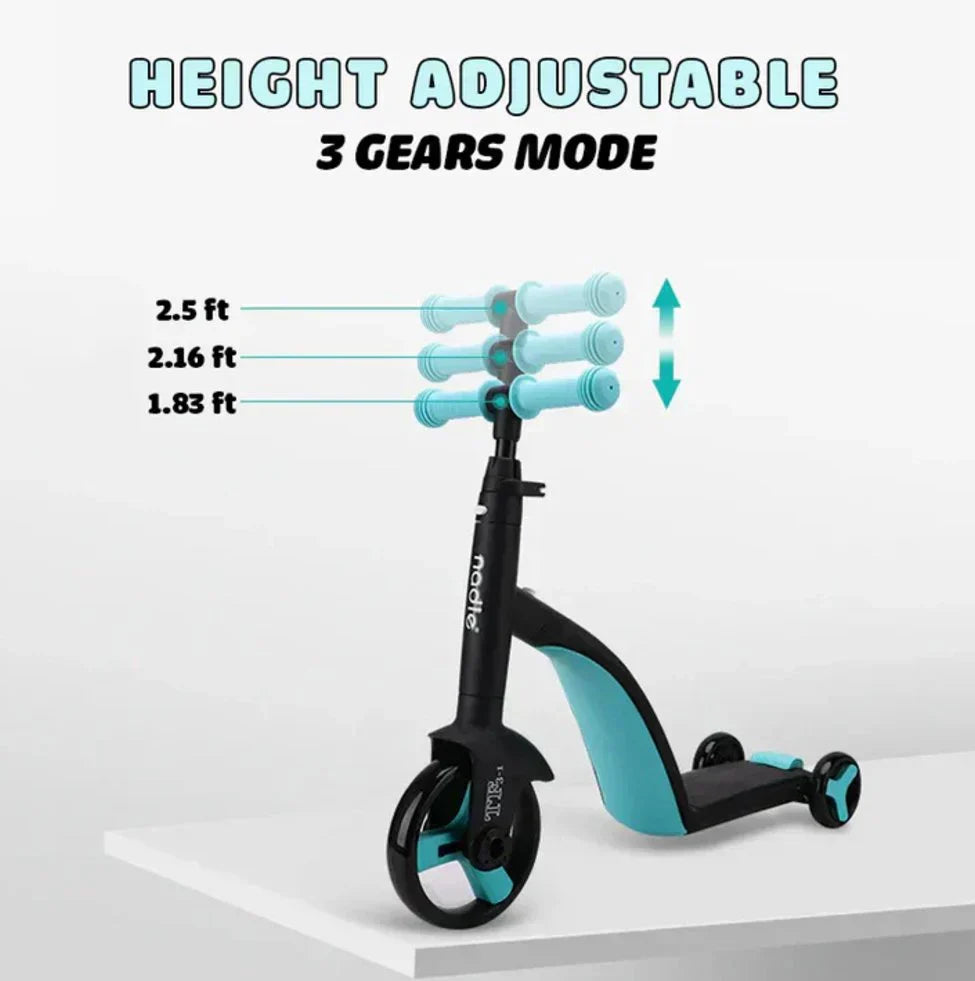 3-in-1 Kids Convertible Scooter © | سكوتر قابل للتحويل 3 في 1 للأطفال ©