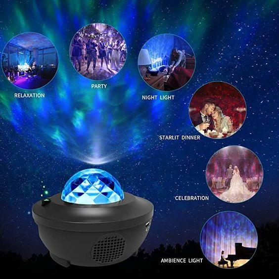 Galaxy Ocean Light Projector