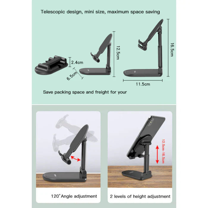 Telescopic Folding Phone Holder | حامل هاتف تلسكوبي قابل للطي