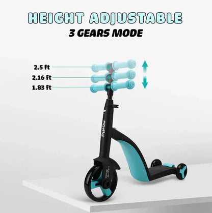 3-in-1 Kids Convertible Scooter © | سكوتر قابل للتحويل 3 في 1 للأطفال ©