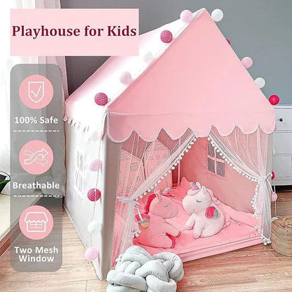Portable Children's Tent for Kids Tent Toys for Girls Princess